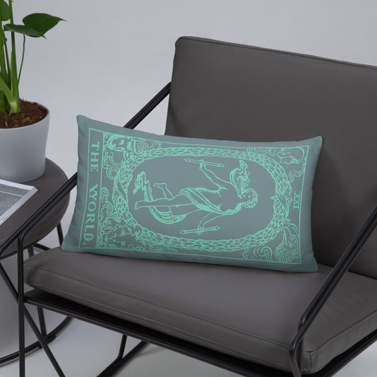 The World Card Throw Pillow