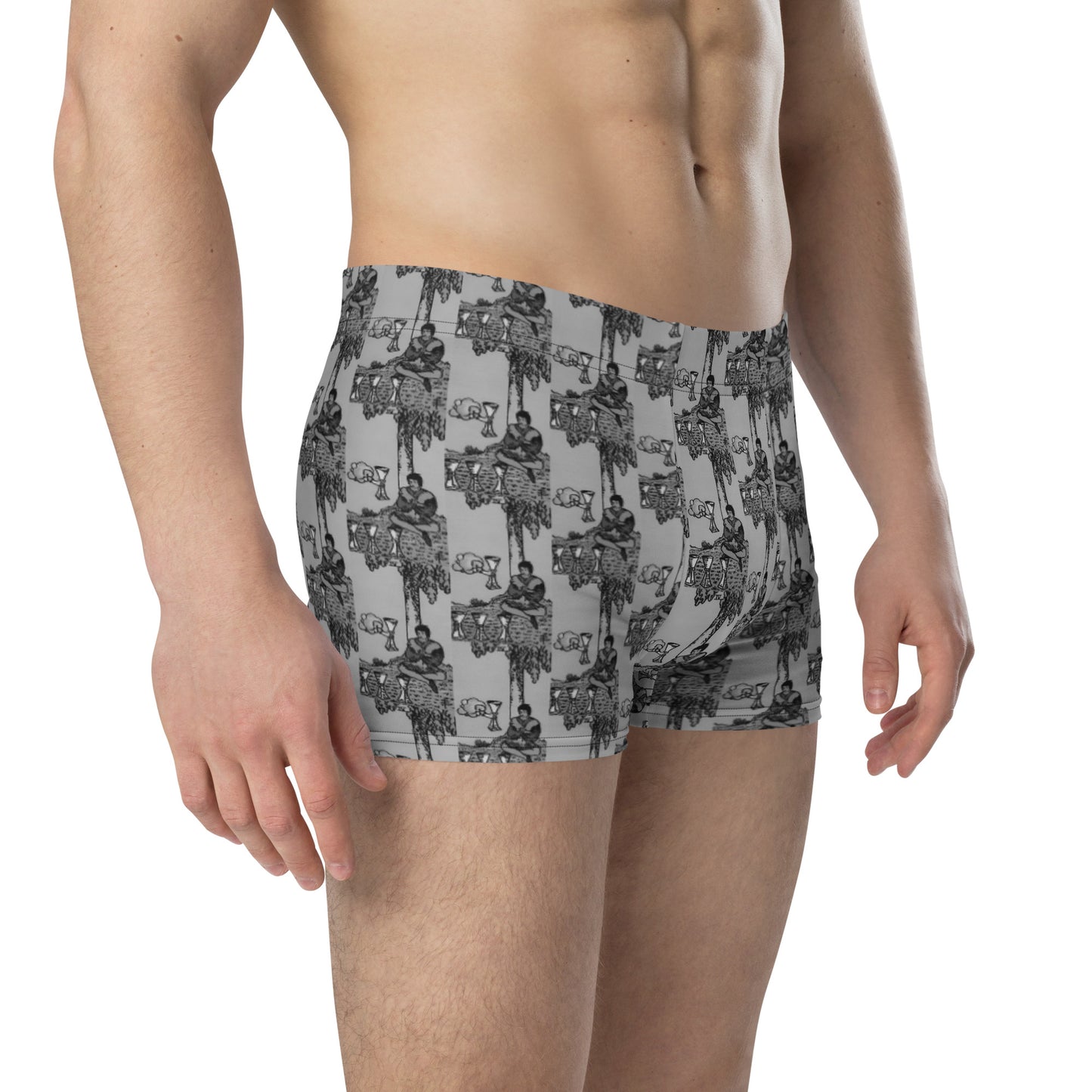 Four of Cups Boxer Briefs in Smoke