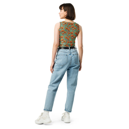 California Poppies Crop Top