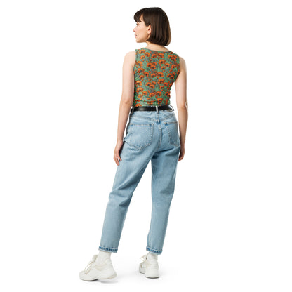 California Poppies Crop Top