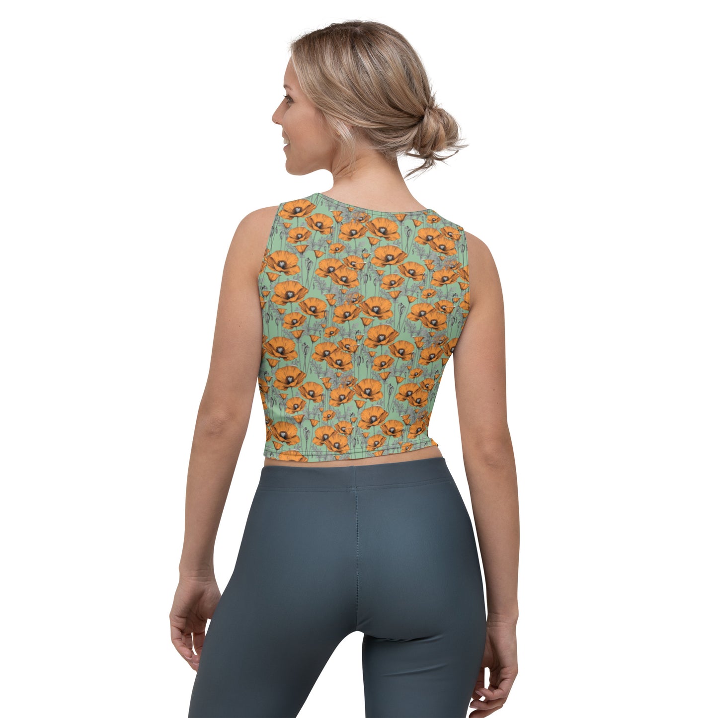 California Poppies Crop Top