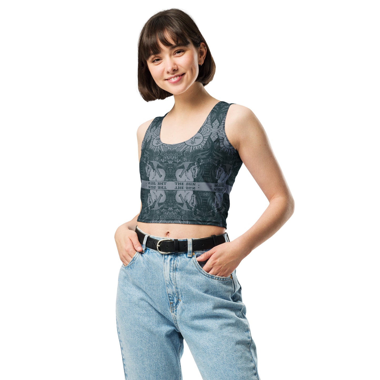 The Sun Card Crop Top