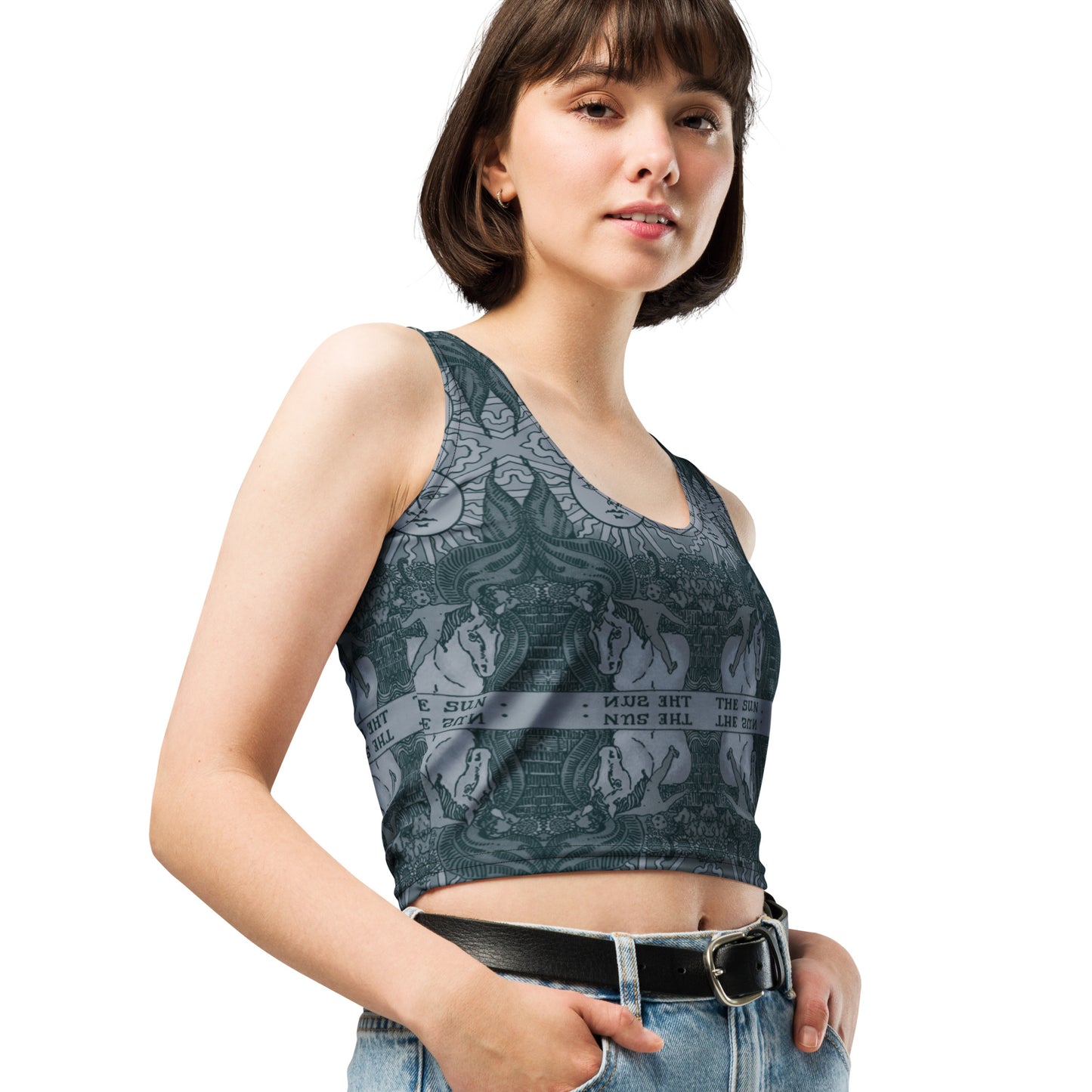 The Sun Card Crop Top