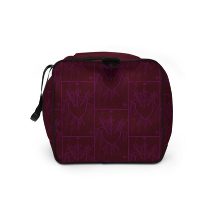 Three Of Swords Card Duffle Bag