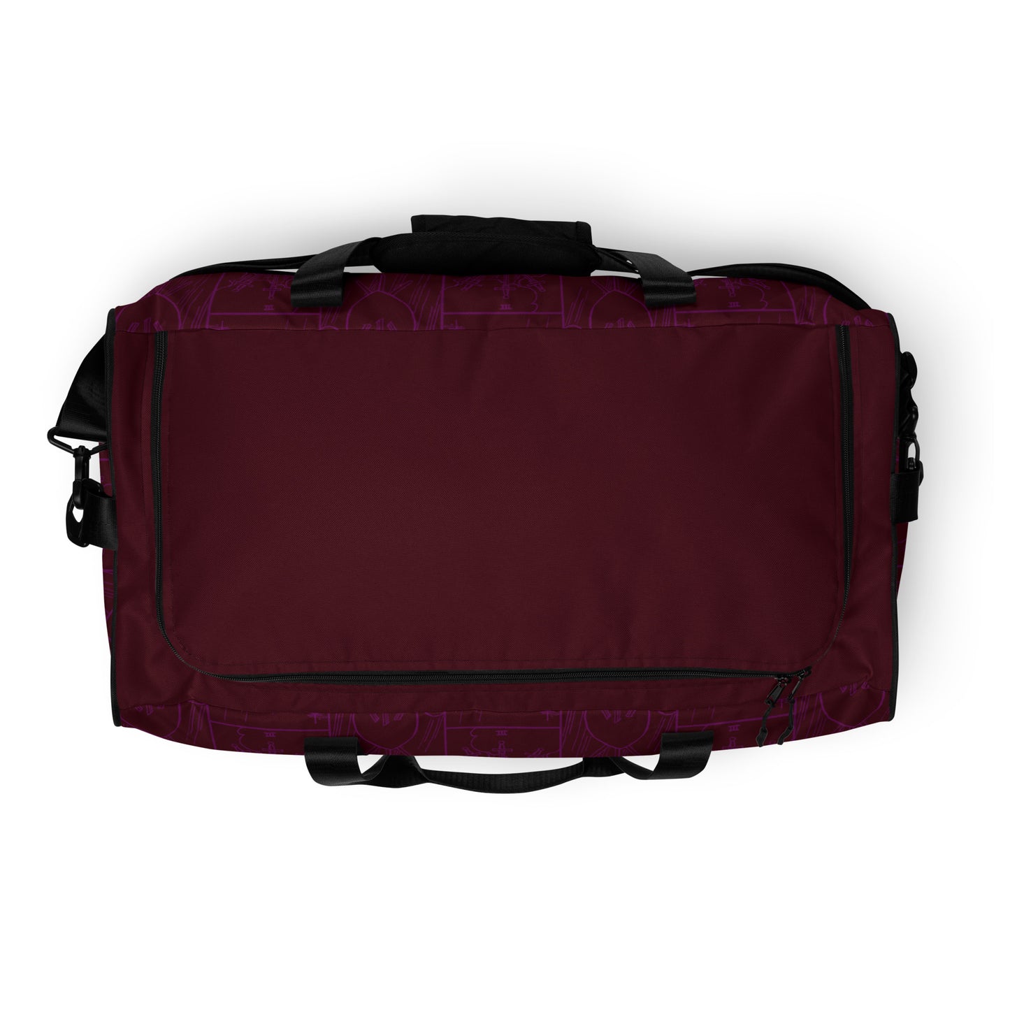 Three Of Swords Card Duffle Bag