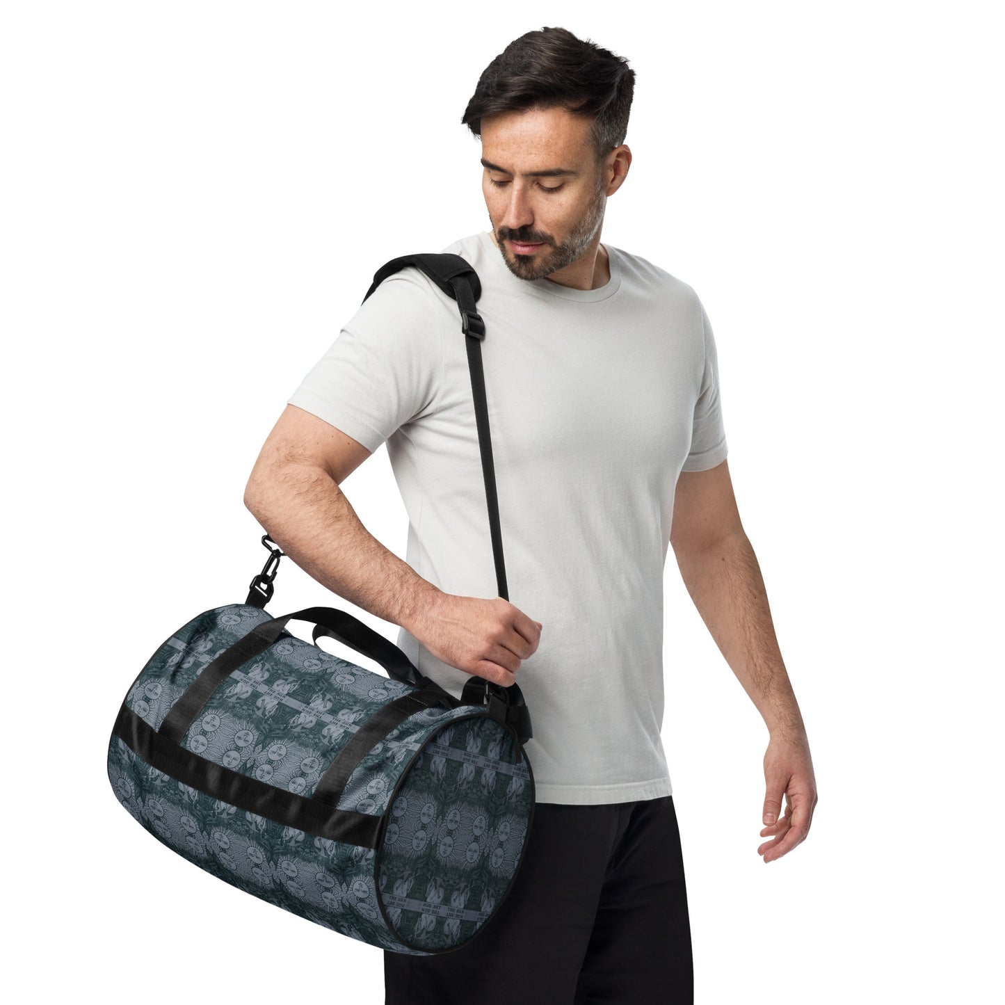 The Sun Card Cylindrical Gym Bag