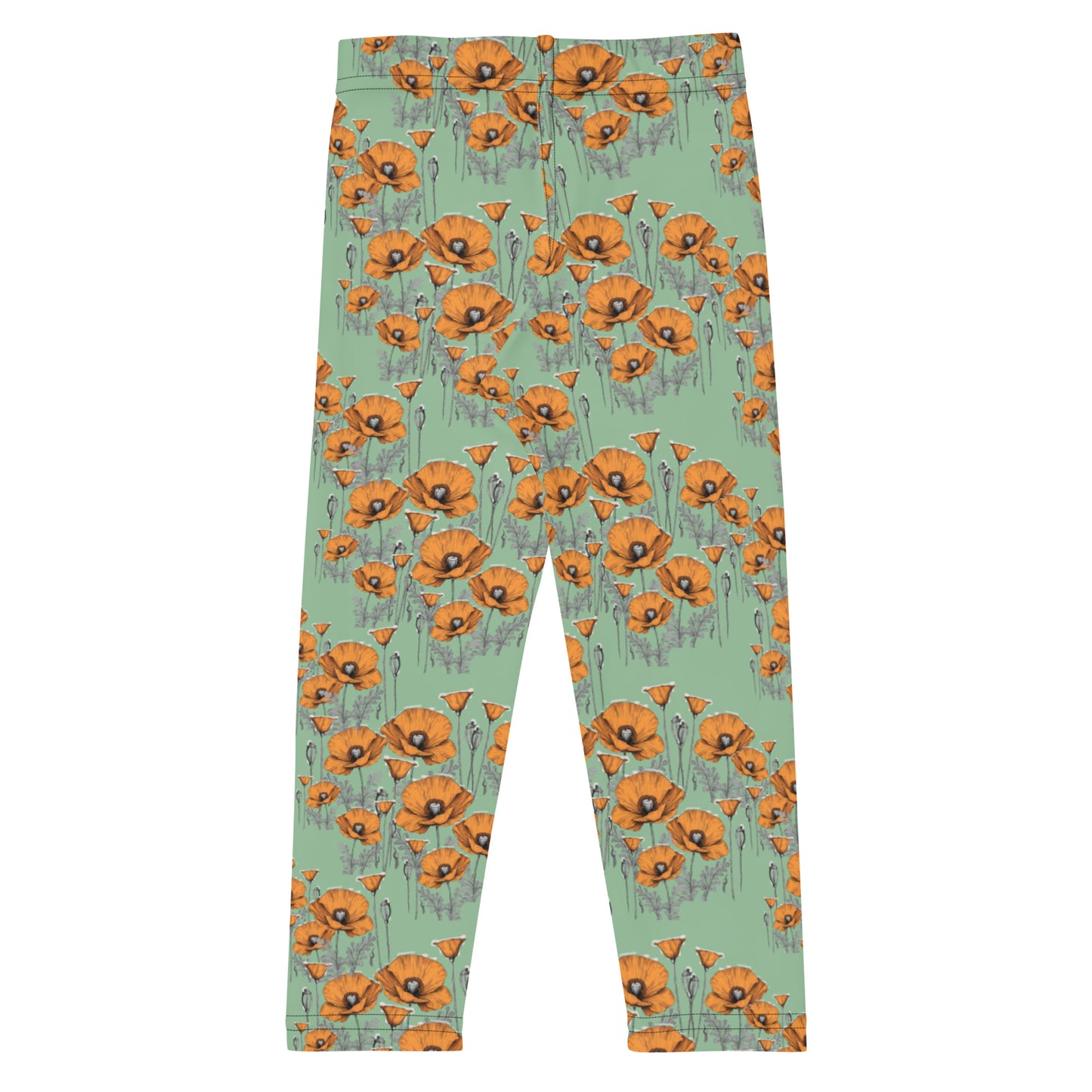 California Poppies Leggings for Tots