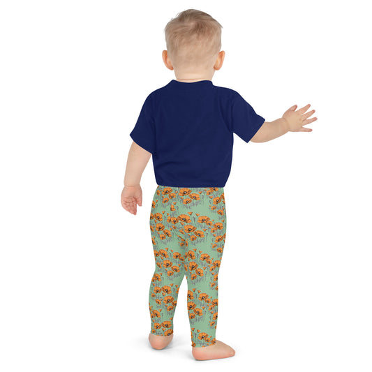 California Poppies Leggings for Tots