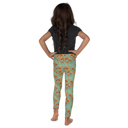 California Poppies Leggings for Tots