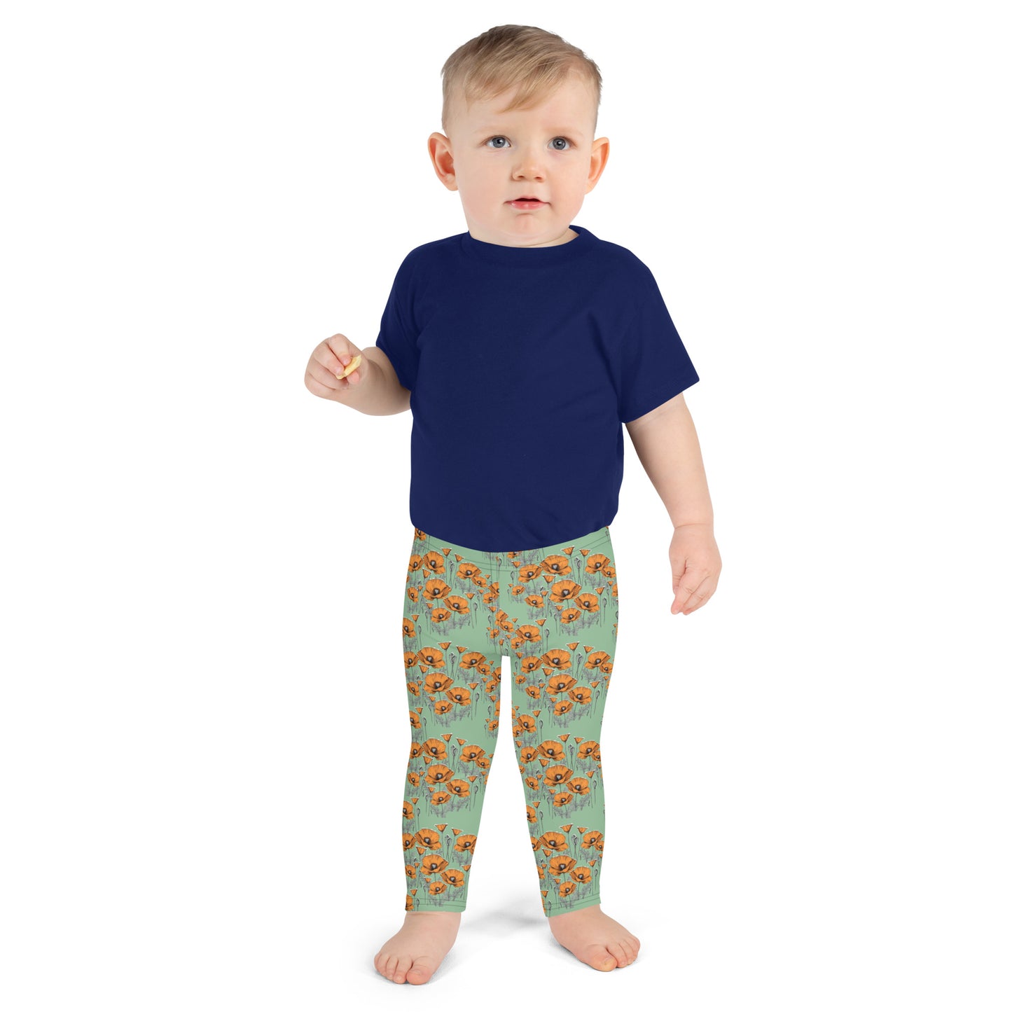 California Poppies Leggings for Tots