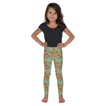 California Poppies Leggings for Tots