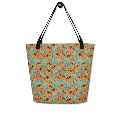 California Poppy Field Tote Bag