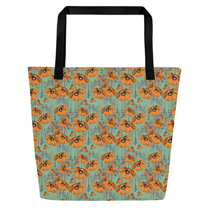 California Poppy Field Tote Bag