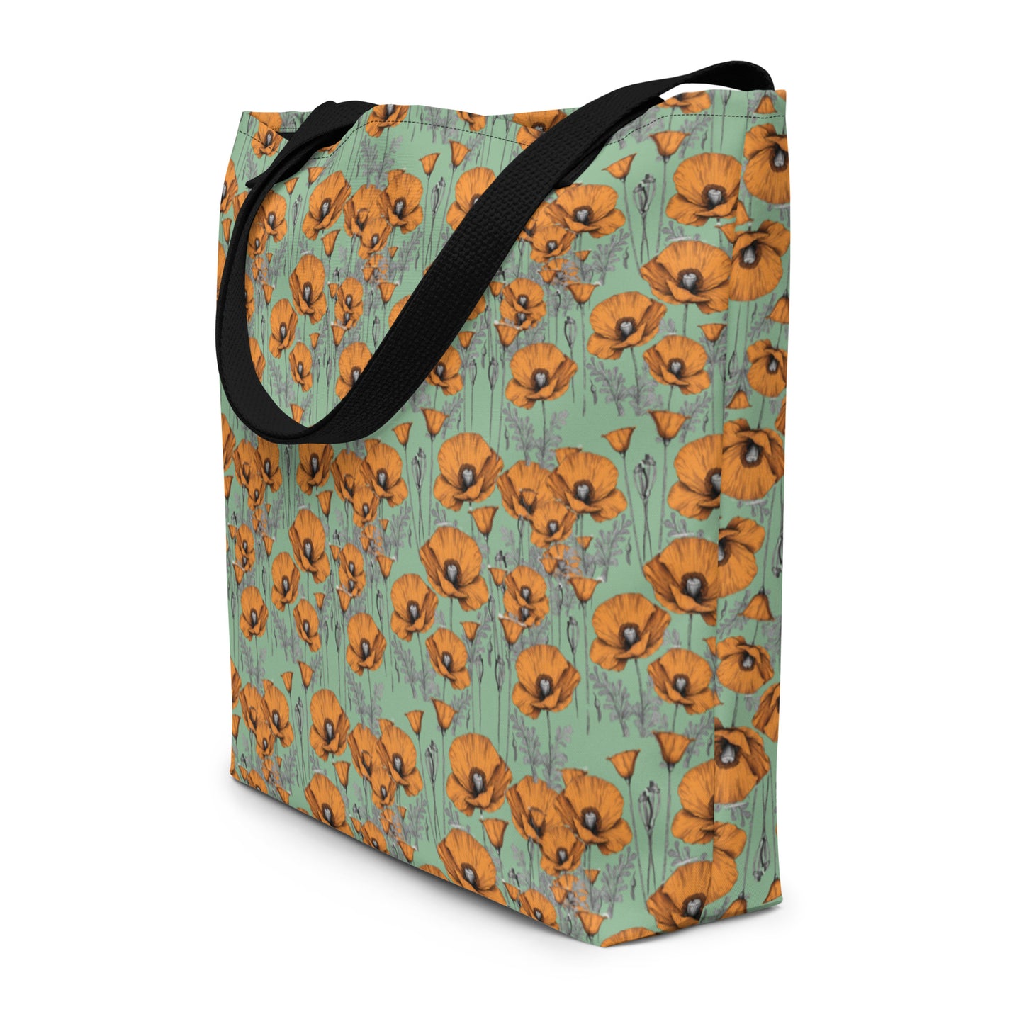 California Poppy Field Tote Bag