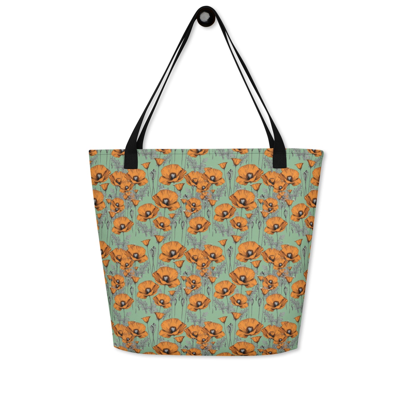 California Poppy Field Tote Bag