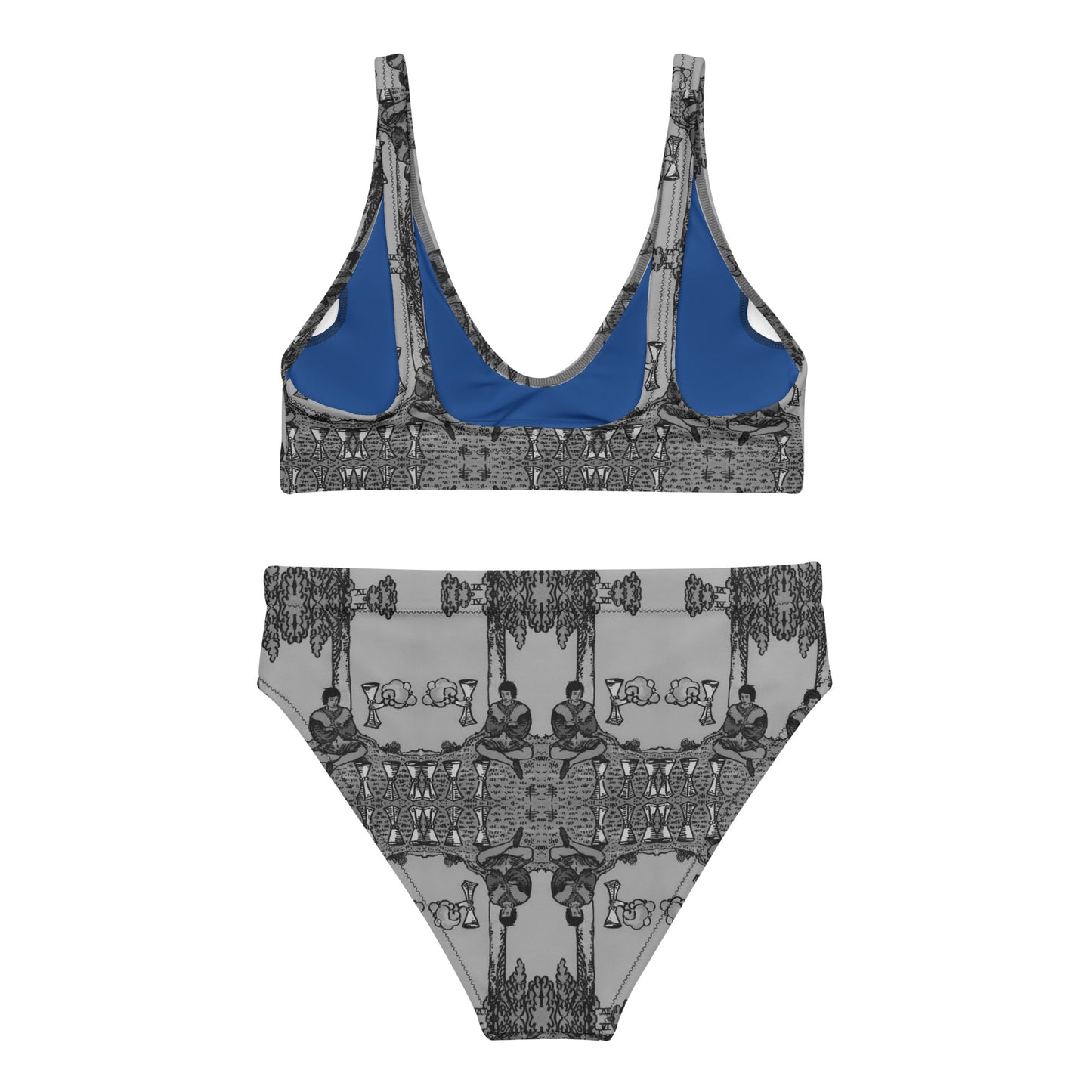 Four of Cups Card High Waisted Bikini