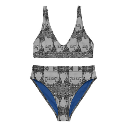 Four of Cups Card High Waisted Bikini