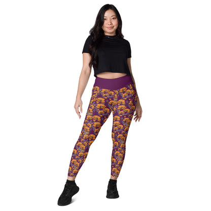 California Poppies Leggings with Pockets #2