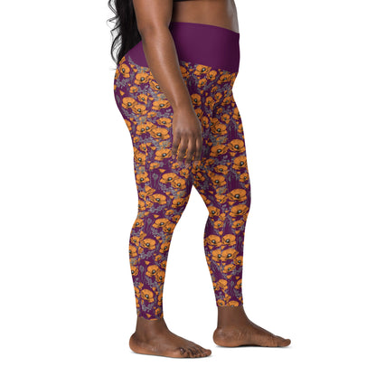 California Poppies Leggings with Pockets #2