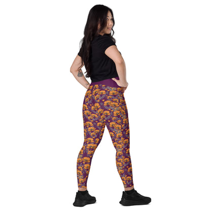 California Poppies Leggings with Pockets #2