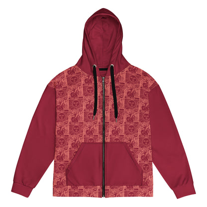 The Sun Card Tiled Zip Hoodie