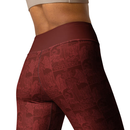 Temperance Card Yoga Leggings