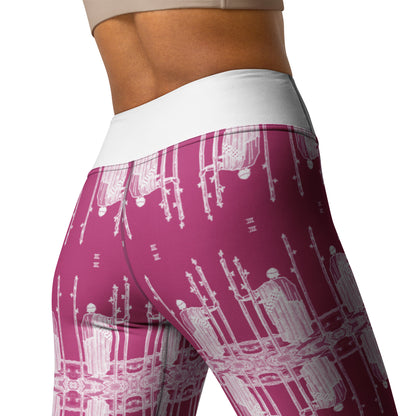 Three of Wands Card Yoga Leggings