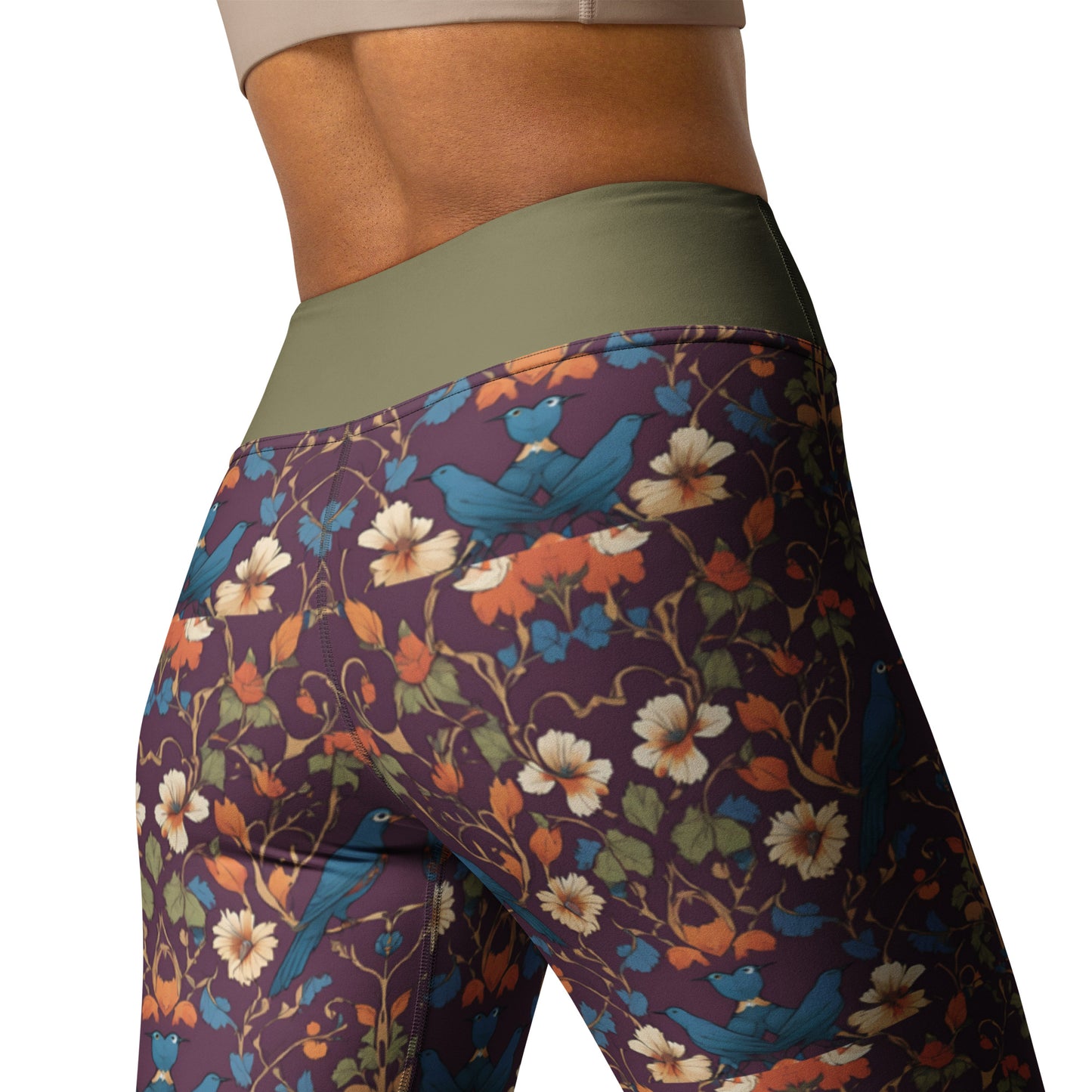 Blue Bird Yoga Leggings