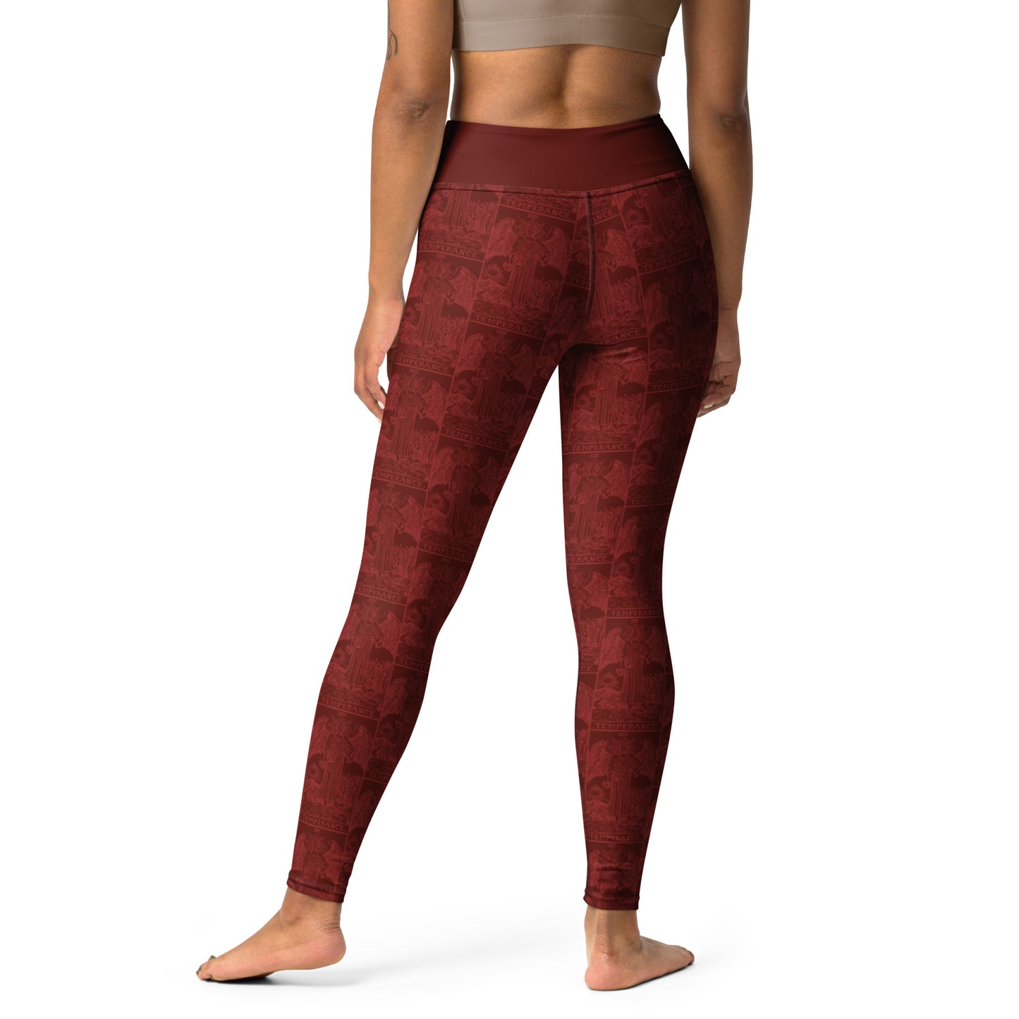 Temperance Card Yoga Leggings