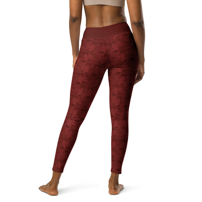 Temperance Card Yoga Leggings