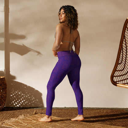 The World Card Yoga Leggings