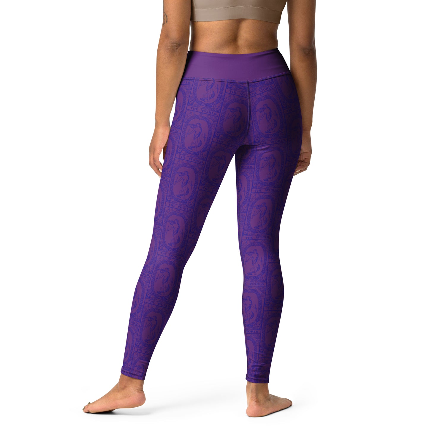 The World Card Yoga Leggings