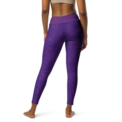 The World Card Yoga Leggings