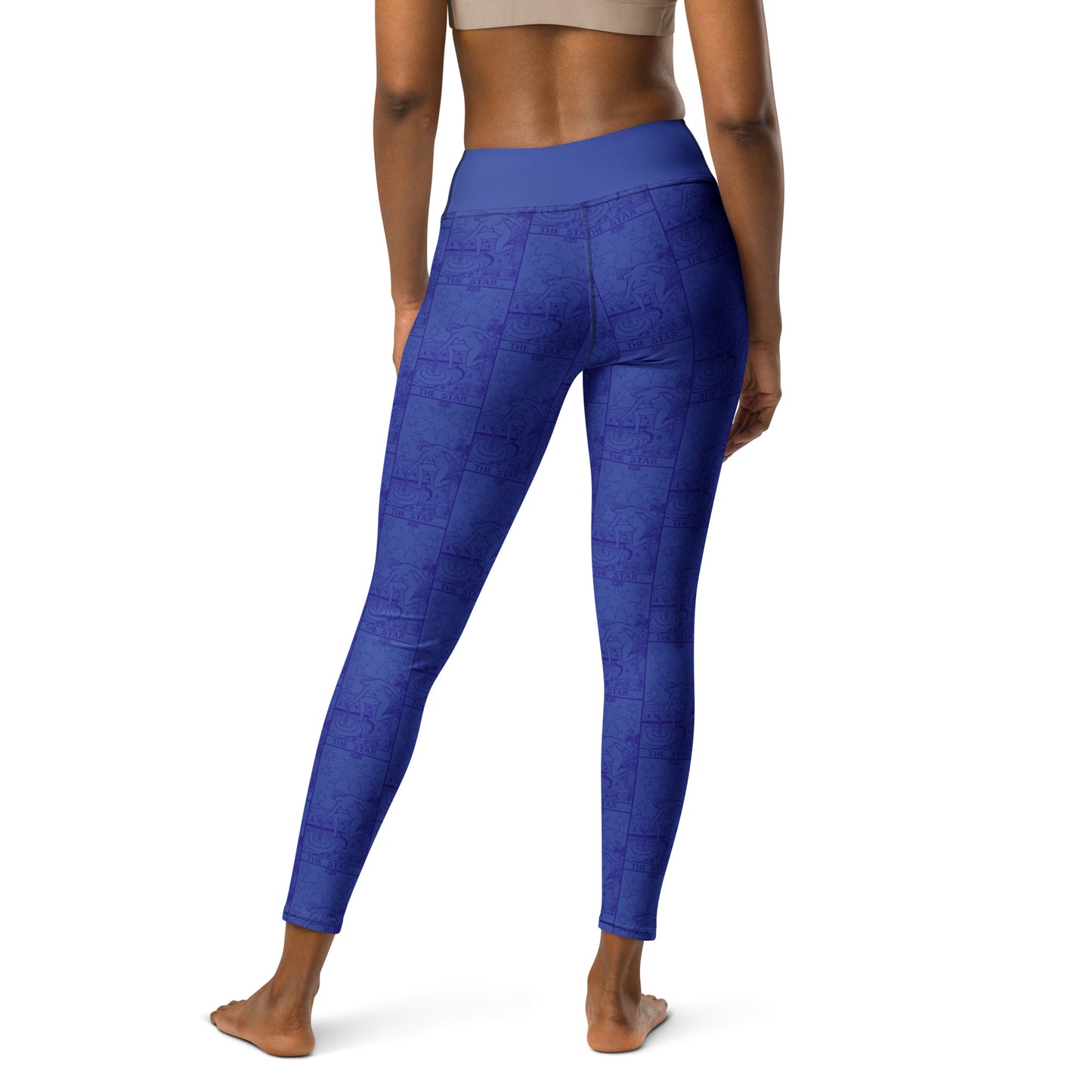 The Star Card Yoga Leggings - Indigo