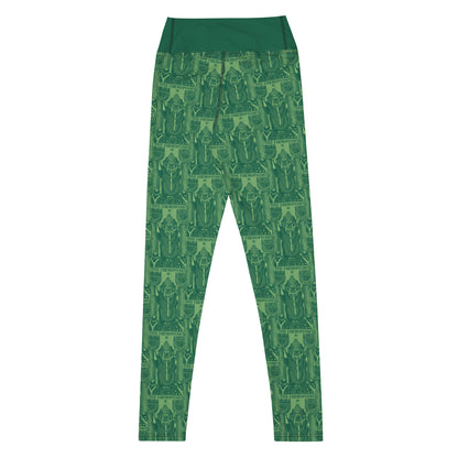 The Hierophant Card Yoga Leggings