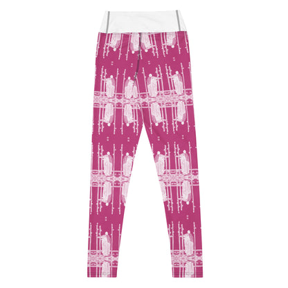 Three of Wands Card Yoga Leggings