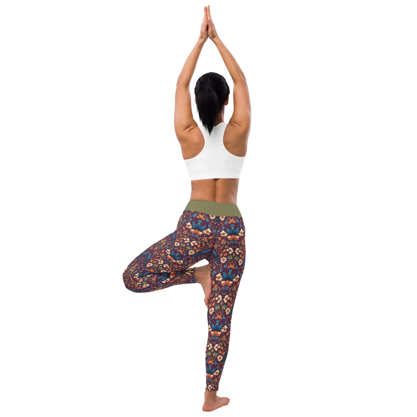 Blue Bird Yoga Leggings