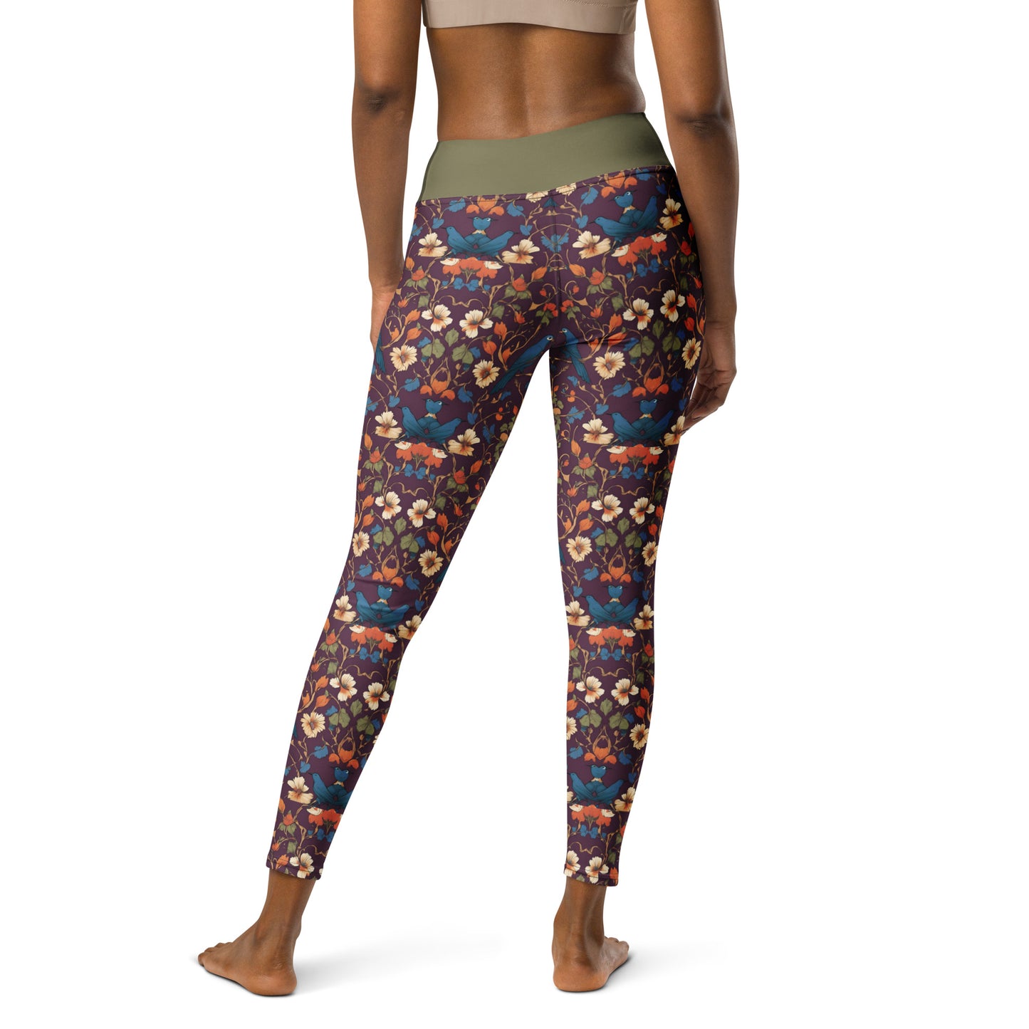 Blue Bird Yoga Leggings