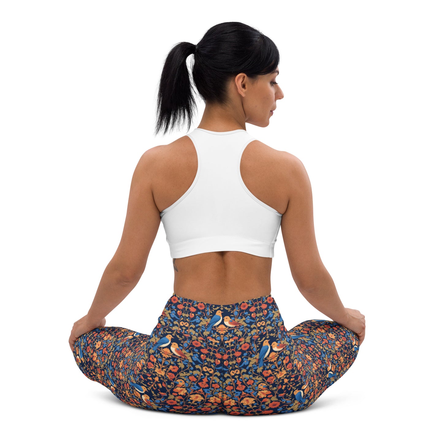 Blooming Flowers Yoga Leggings