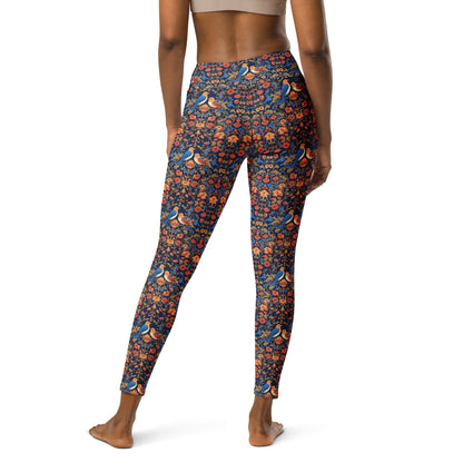 Blooming Flowers Yoga Leggings