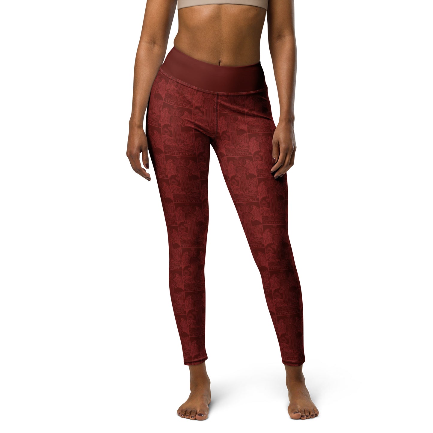 Temperance Card Yoga Leggings