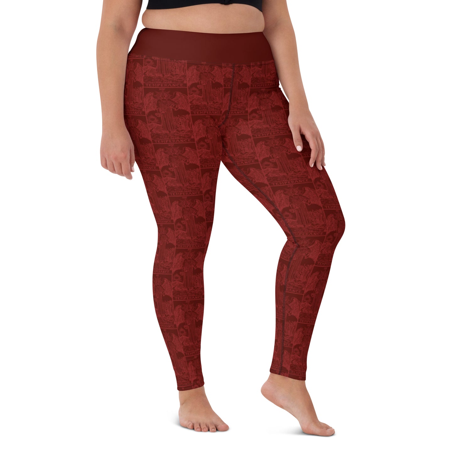 Temperance Card Yoga Leggings