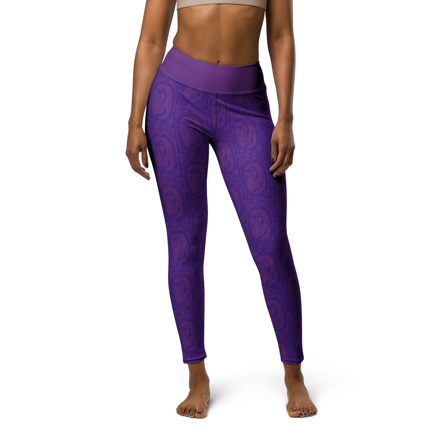 The World Card Yoga Leggings