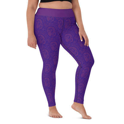 The World Card Yoga Leggings