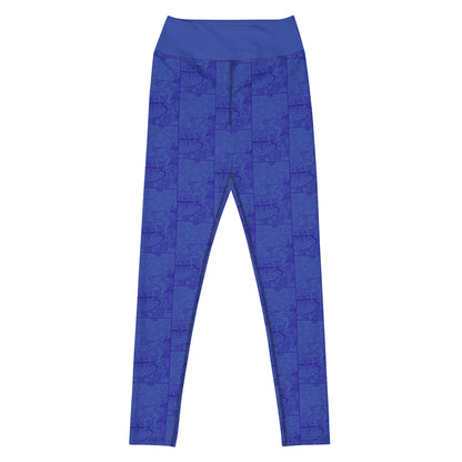 The Star Card Yoga Leggings - Indigo