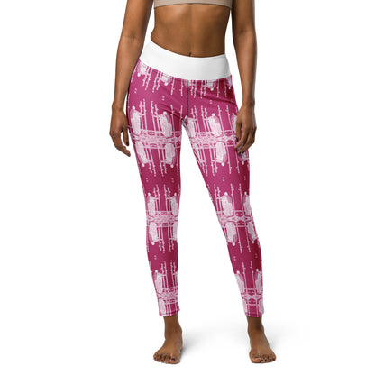 Three of Wands Card Yoga Leggings