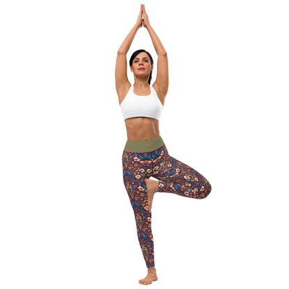 Blue Bird Yoga Leggings