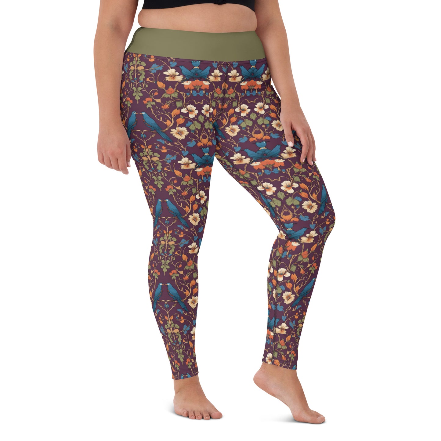 Blue Bird Yoga Leggings