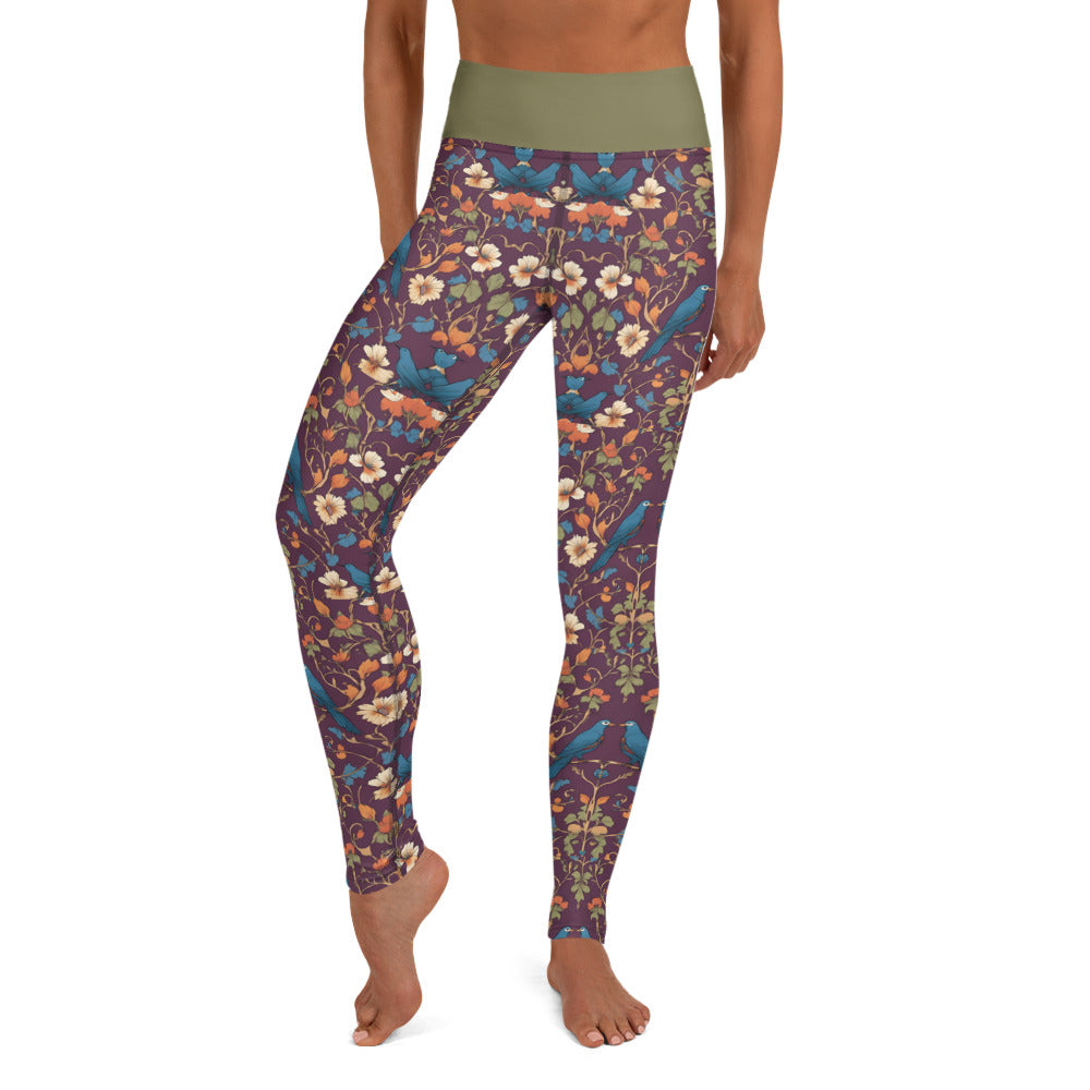 Blue Bird Yoga Leggings