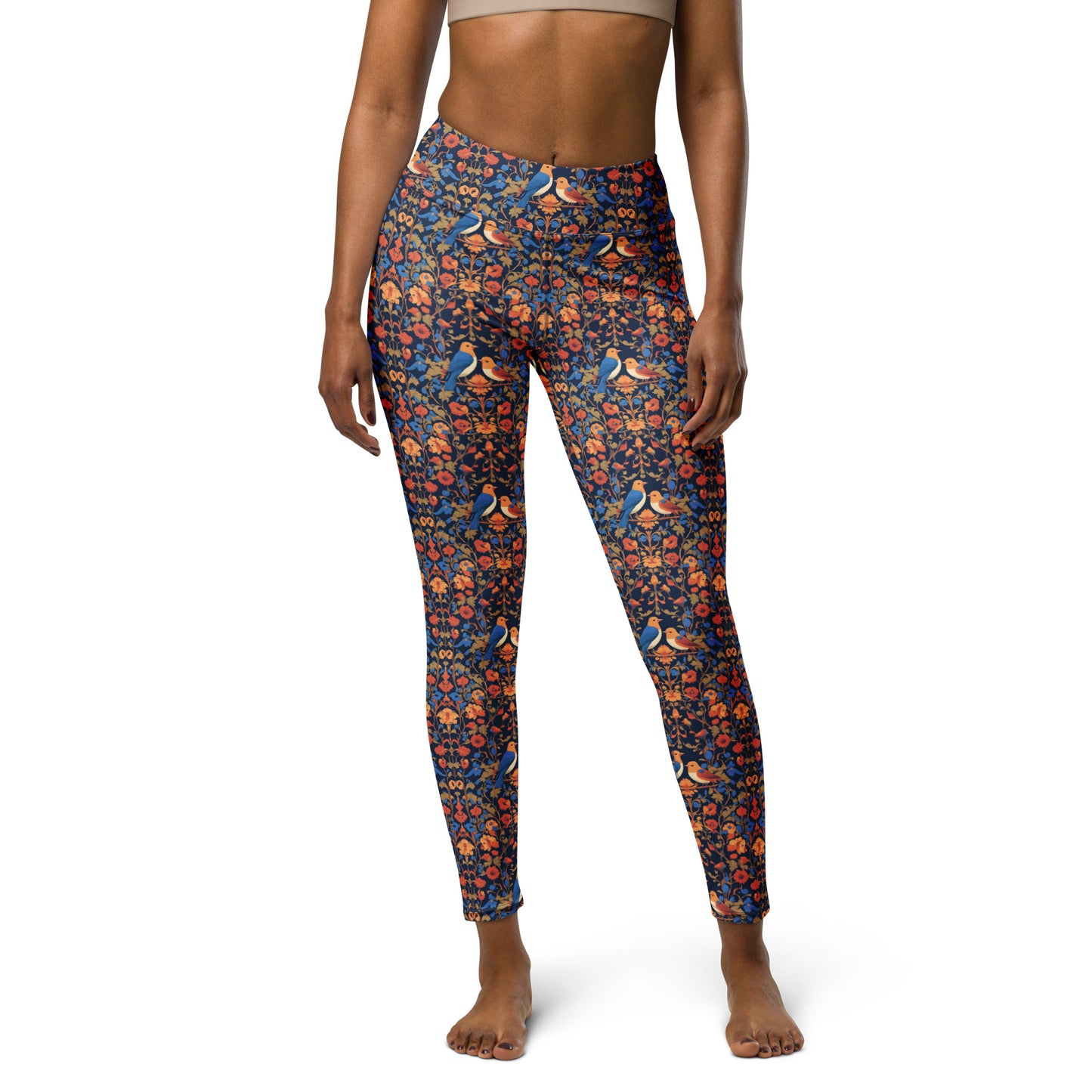 Blooming Flowers Yoga Leggings